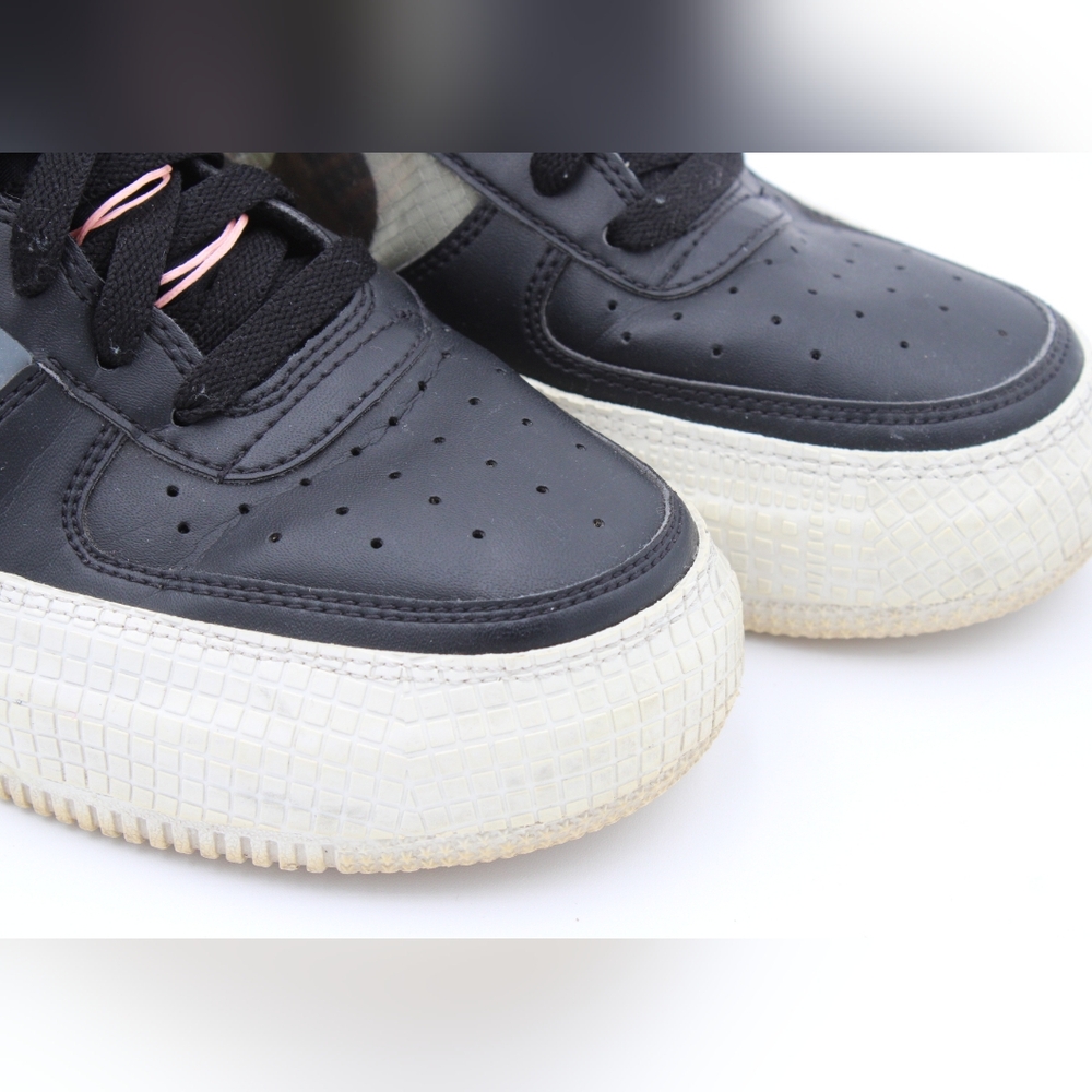 Youth Nike Air Force 1 N.354 – Size 6 – Black/Cream/Pink - Picture 3 of 10